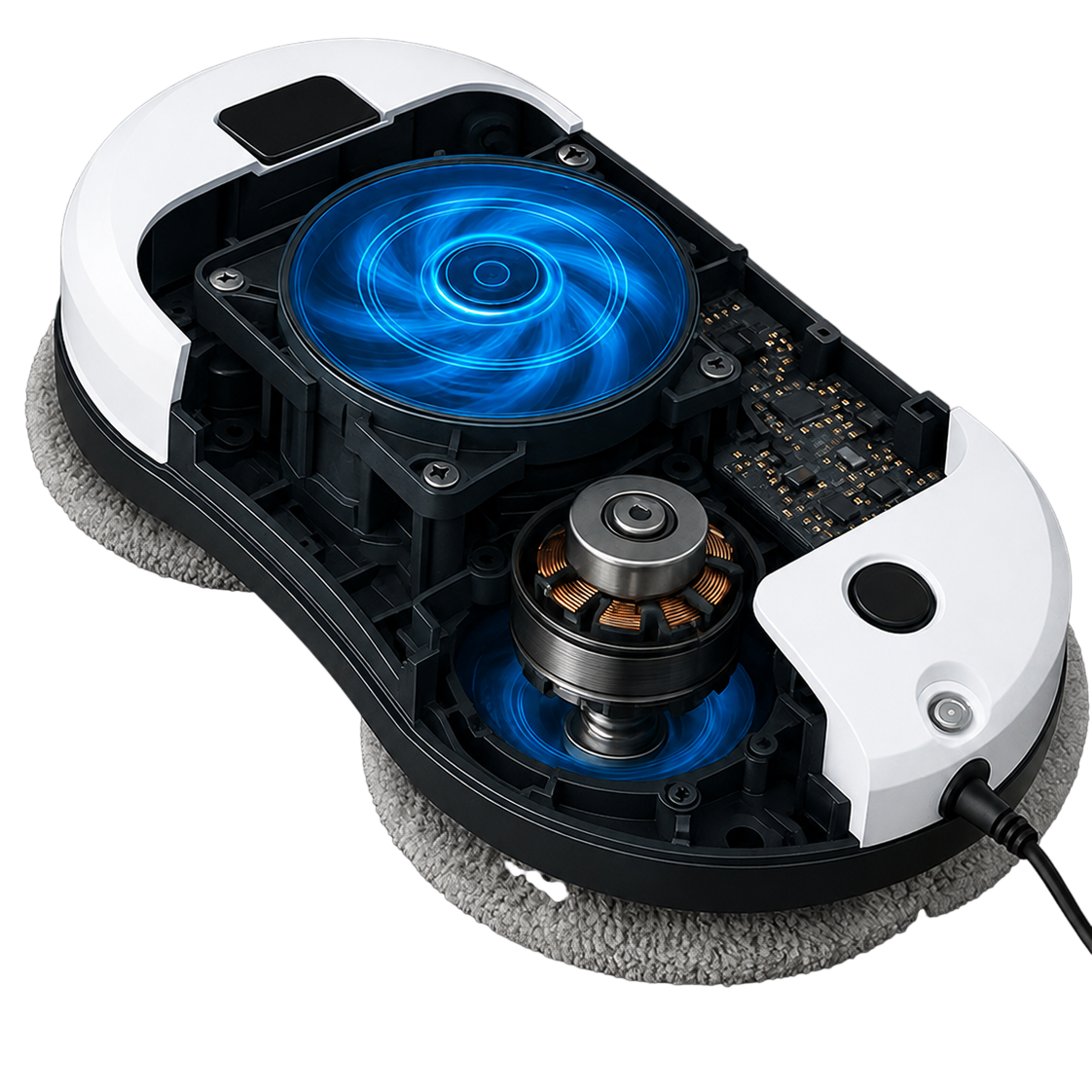 Moteur et turbine d'aspiration du robot lave-vitres OSMO RoboClean